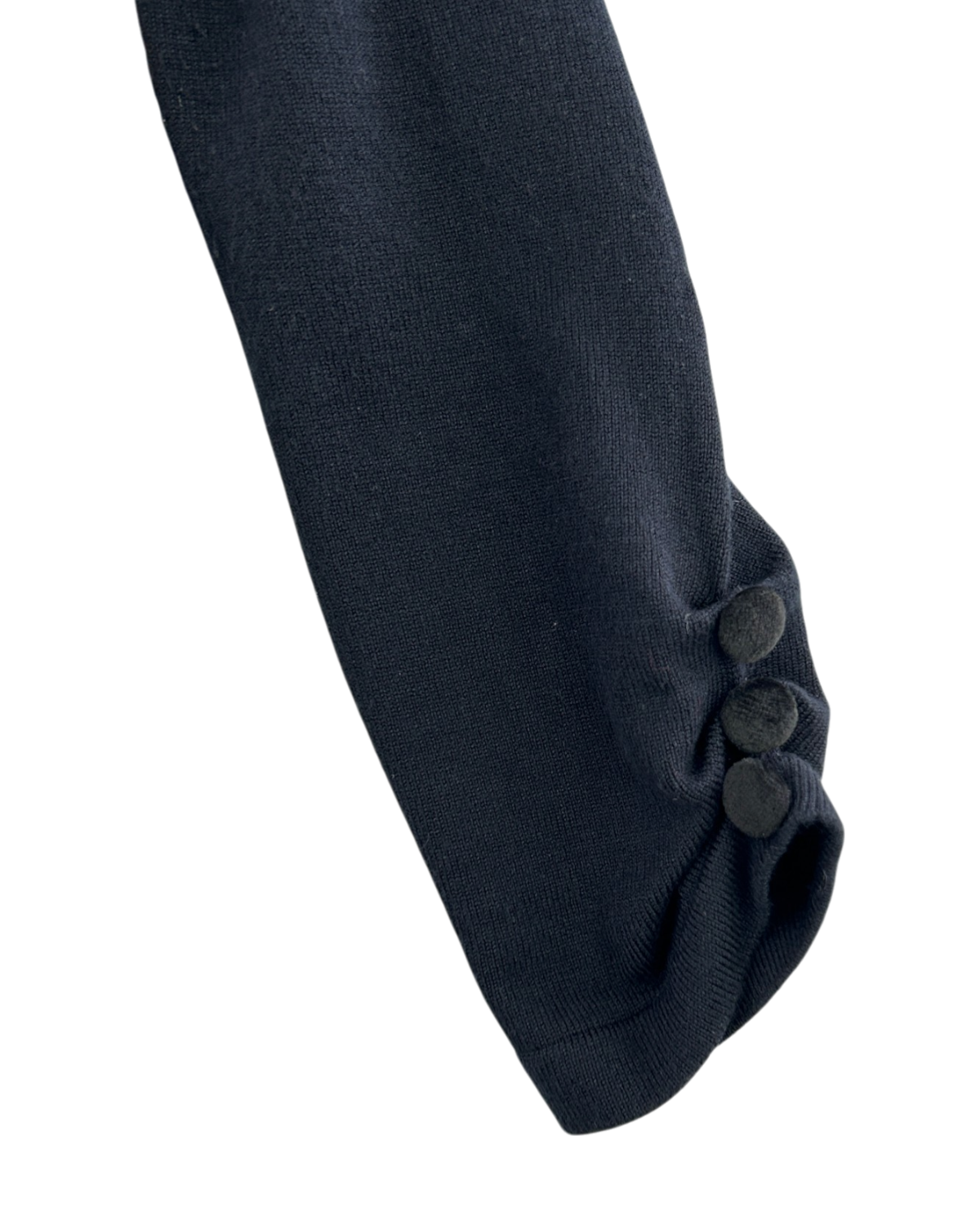 WHEELS & DOLLBABY (AS IS) Vintage Embroidered Mesh Overlay Cardi