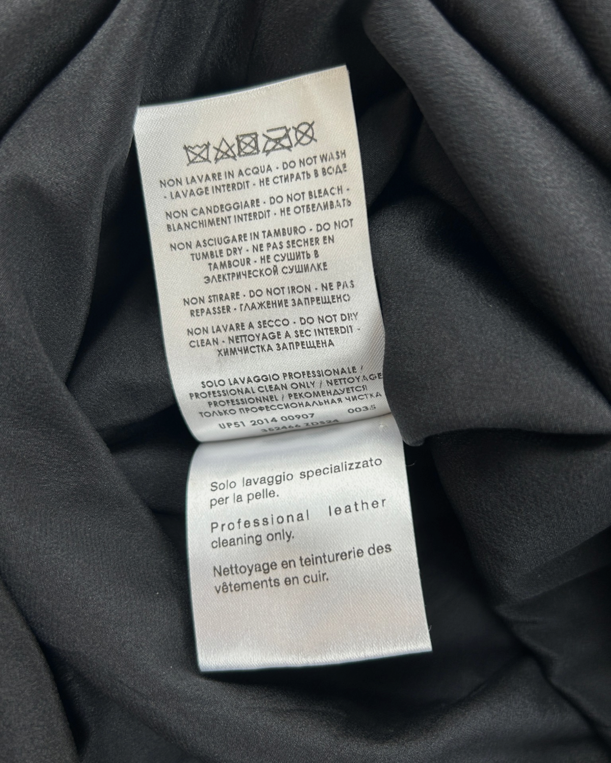 GUCCI Pre Fall 2014 Silk/Leather Halter Cross Back Mini Dress