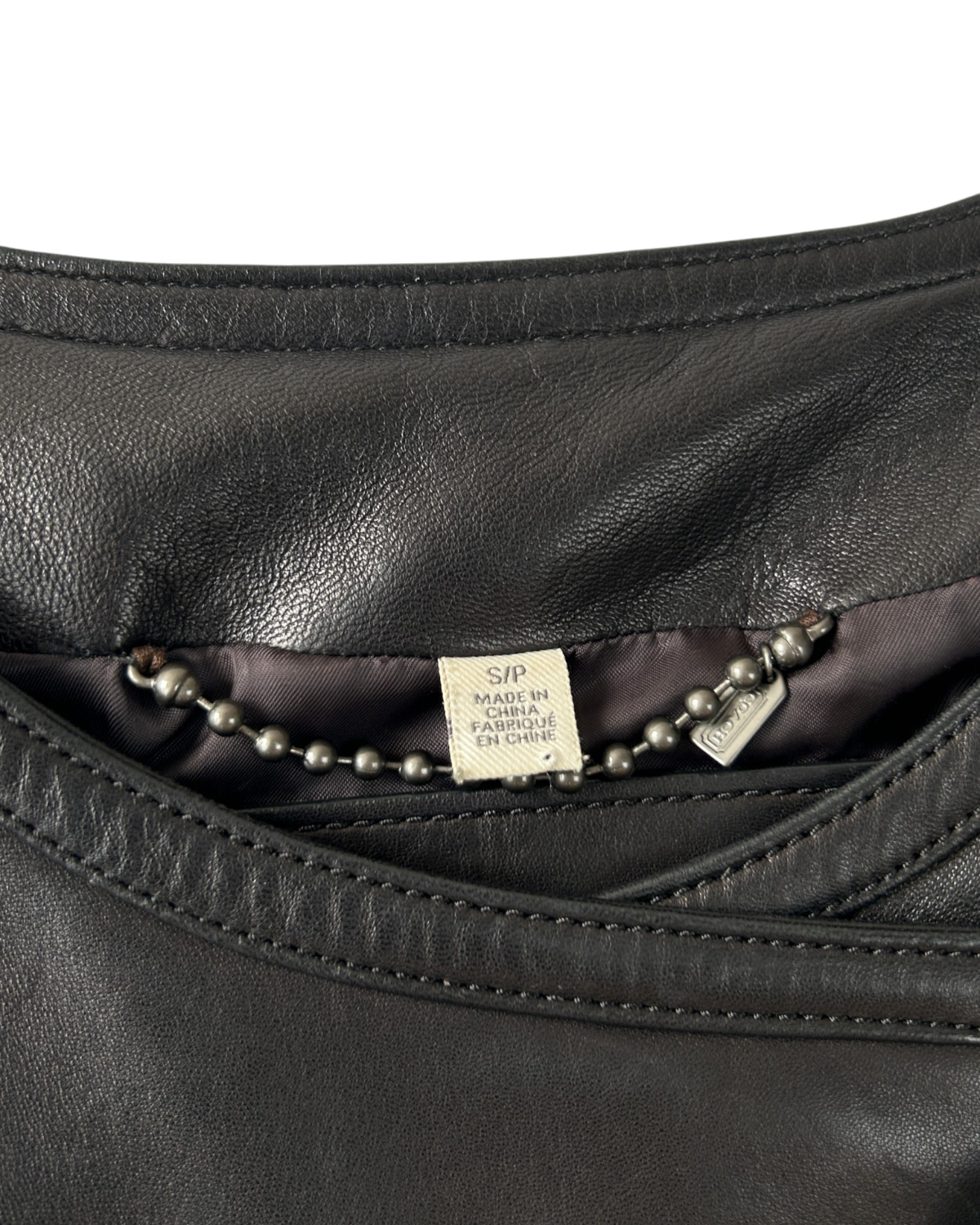 COACH Lamb Leather Moto Jacket