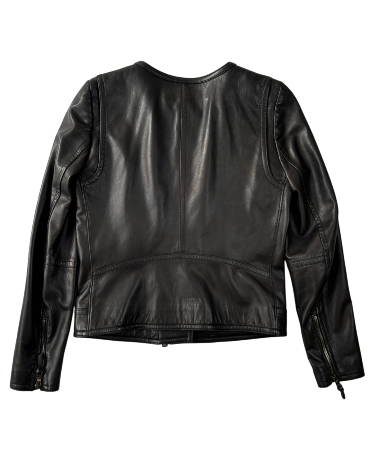 COACH Lamb Leather Moto Jacket