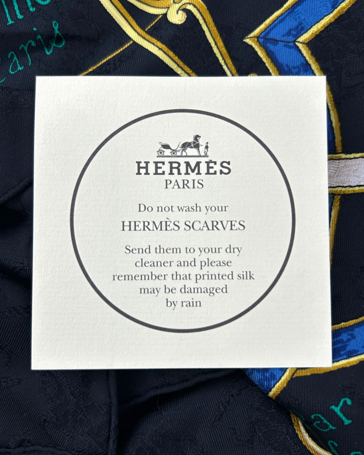 HERMES 1994 'L'Instruction du Roy' Jacquard Silk Scarf