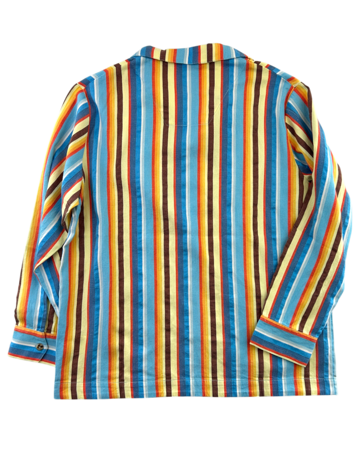 VENROY (NWT) Woven Stripe Open Neck Polo