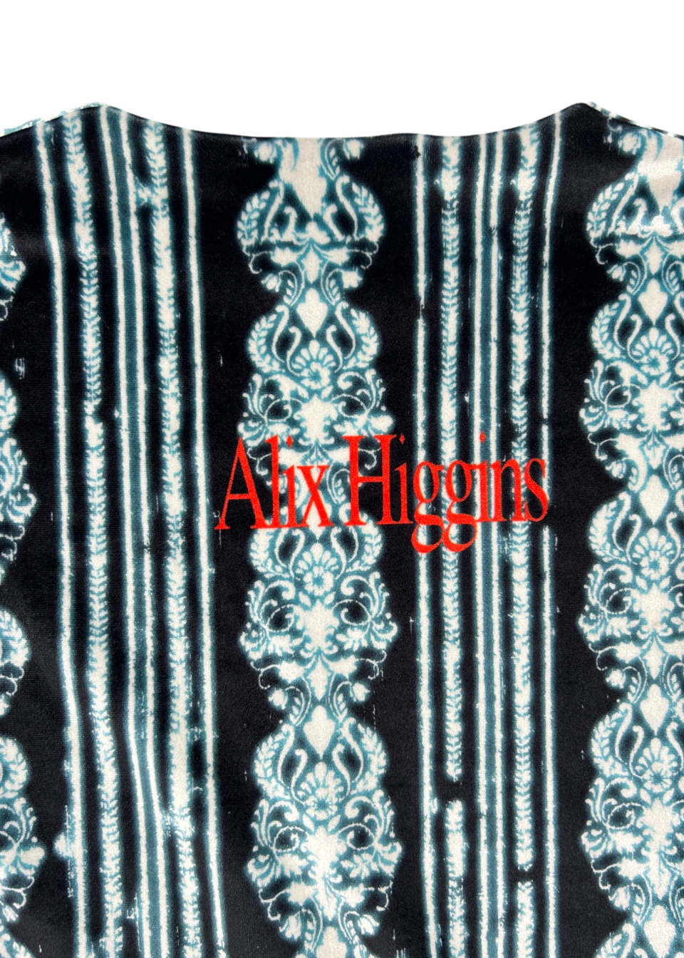 ALIX HIGGINS Velour 'Lore' Wallpaper Print Top