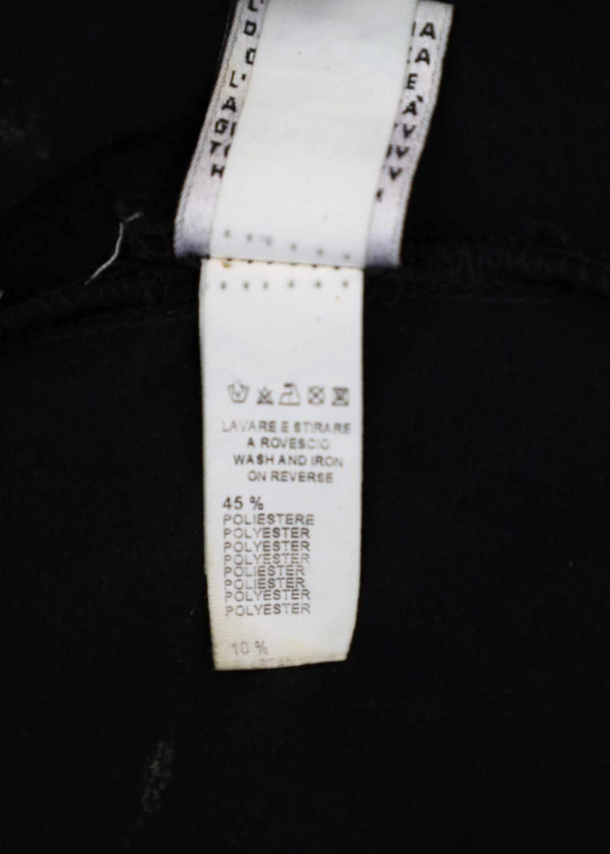 DOLCE & GABBANA UNDERWEAR (AS IS) Black/Pale Pink Bustier Mini Dress