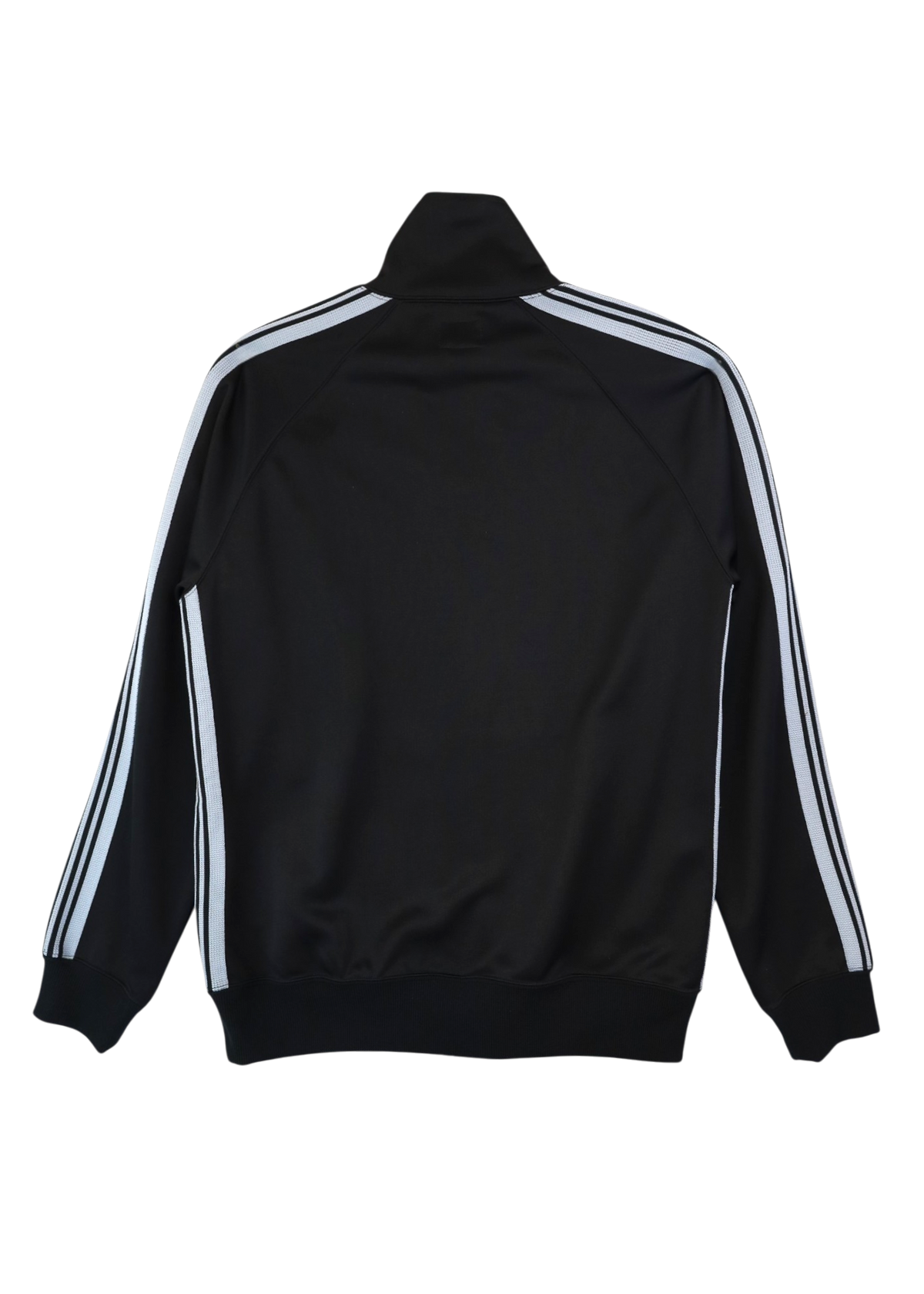 NEEDLES Black/Powder Blue Poly Smooth Track Jacket