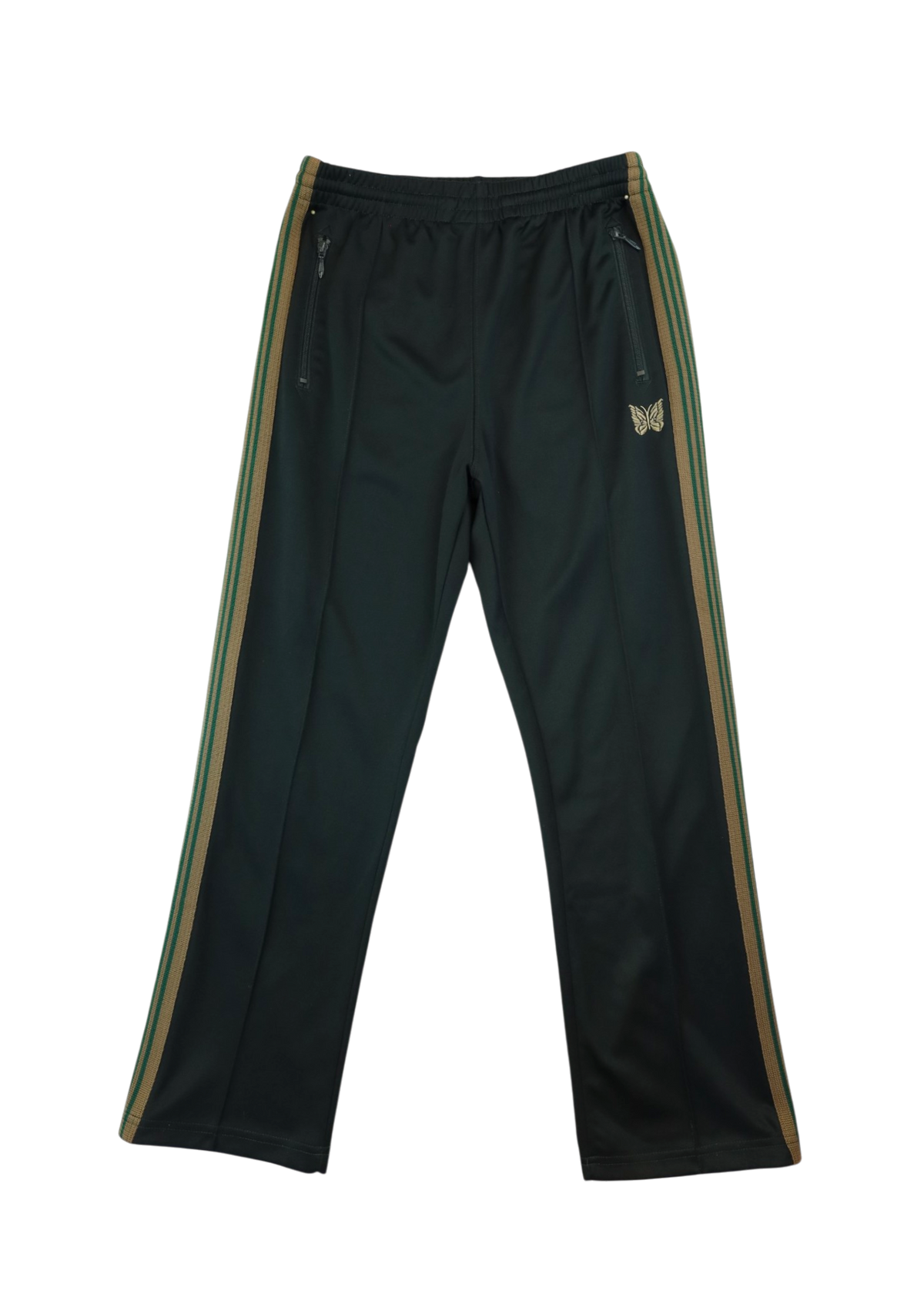 NEEDLES Green/Khaki Straight Leg Track Pants