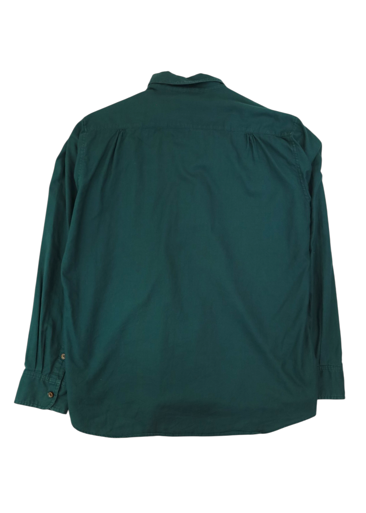 KAPITAL Green Cotton Pocket Button Up