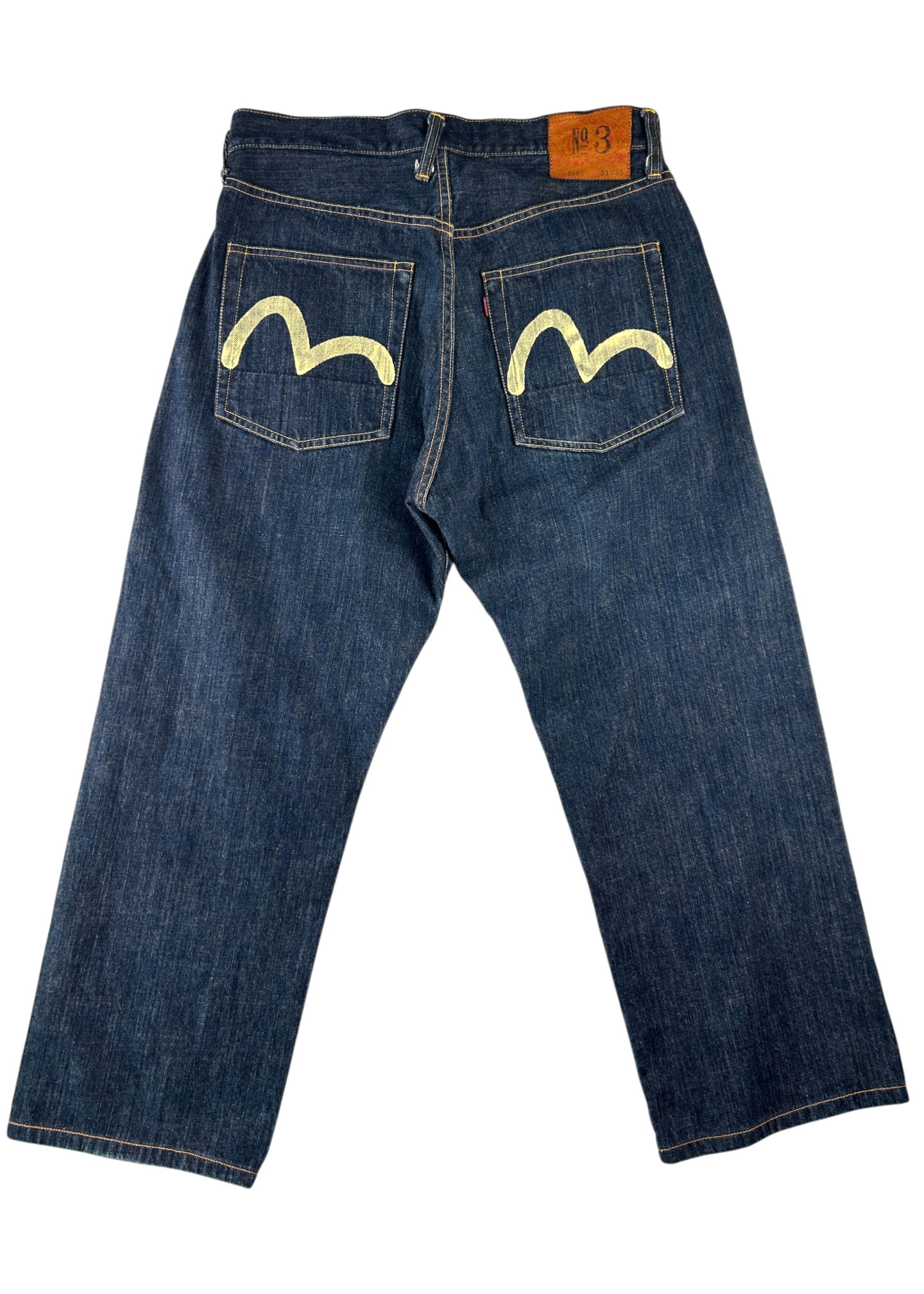 EVISU No.3 2001 Indigo Denim Jeans