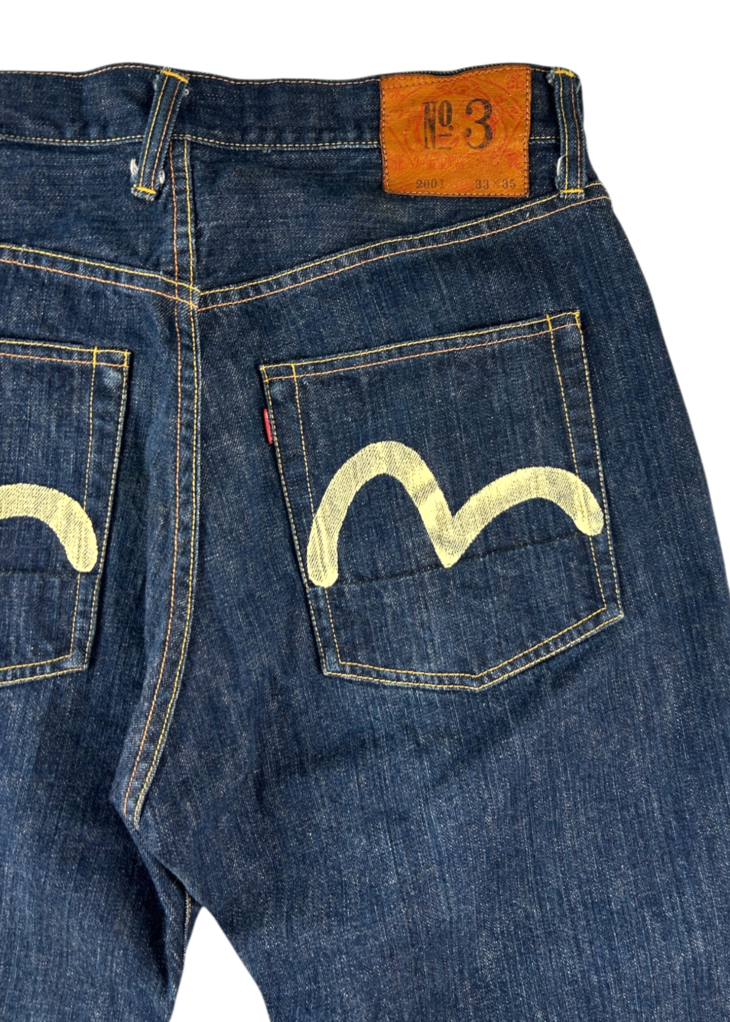 EVISU No.3 2001 Indigo Denim Jeans