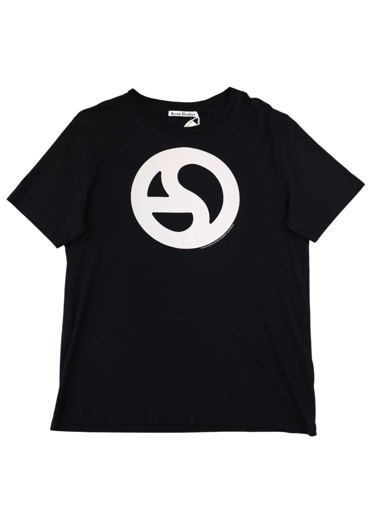 ACNE STUDIOS (NWT) Black/White Circle Print Tee