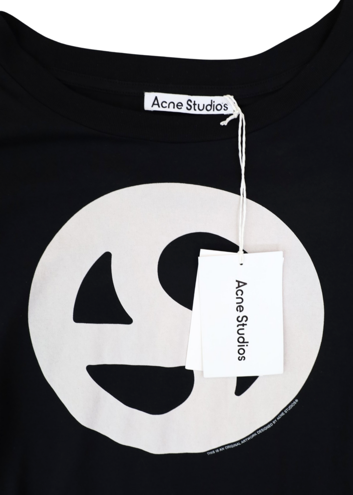 ACNE STUDIOS (NWT) Black/White Circle Print Tee