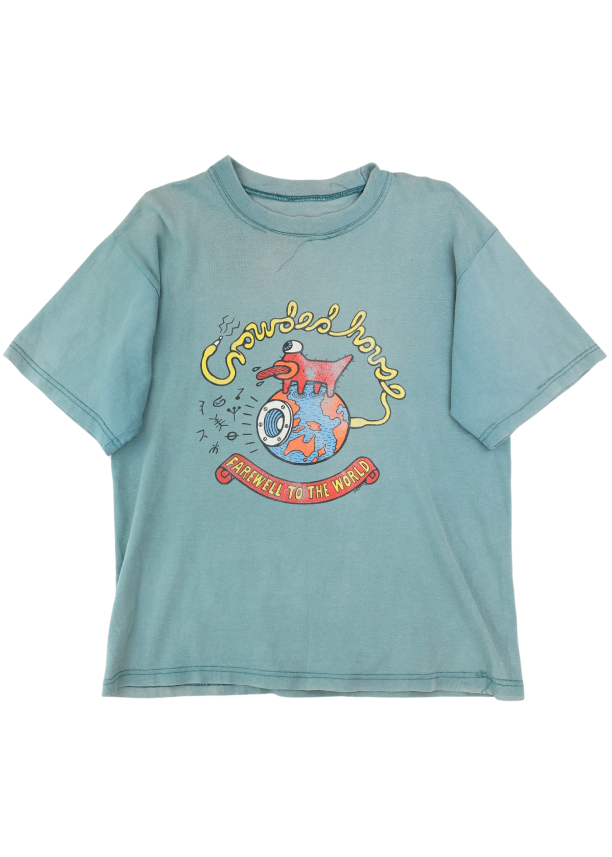 MAMBO VINTAGE (AS IS) 1996 Crowded House x Mambo 'Farewell to the World' Tee