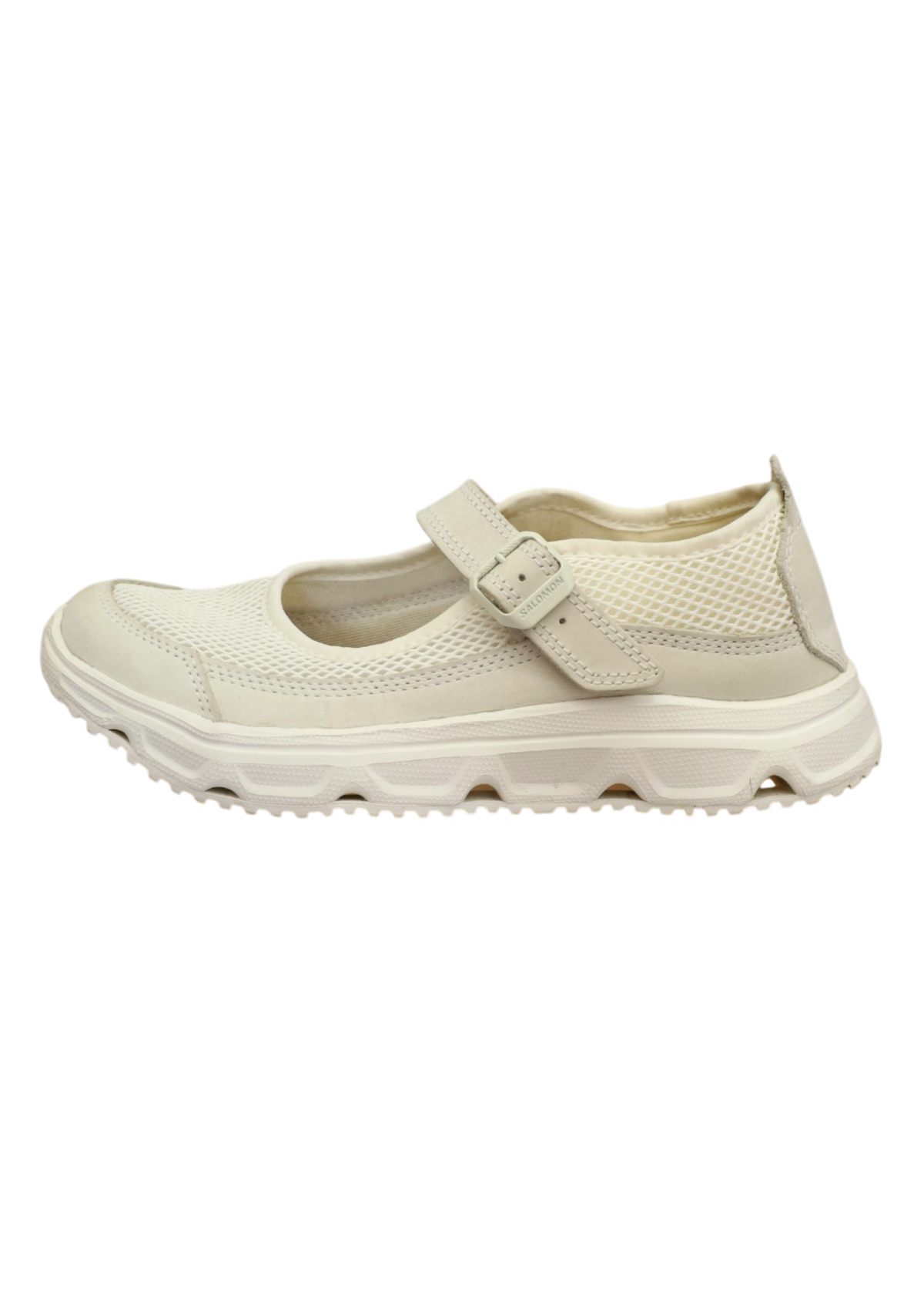 SALOMON 'RX Mary-Jeanne' White Leather/Mesh Sneakers