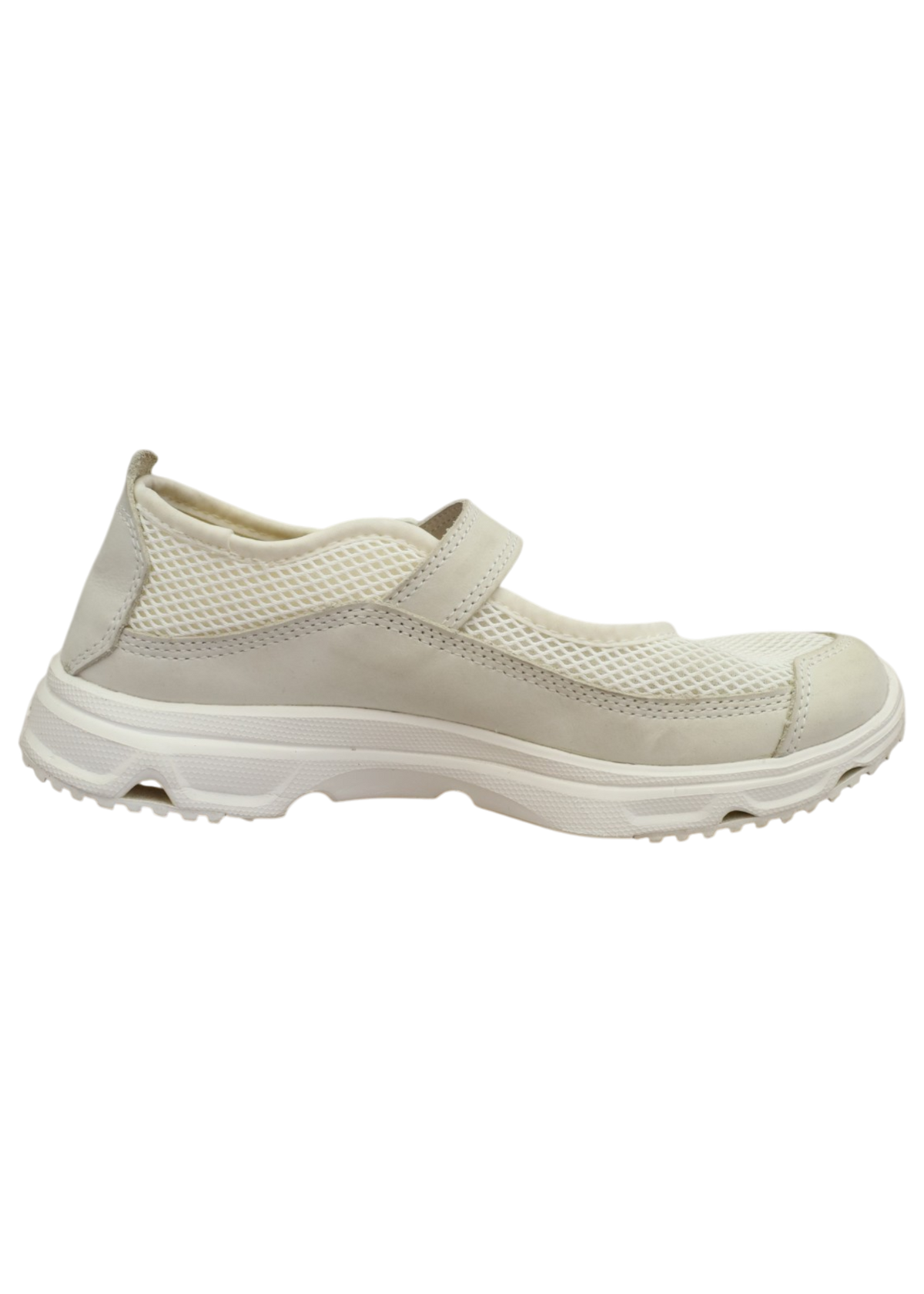 SALOMON 'RX Mary-Jeanne' White Leather/Mesh Sneakers