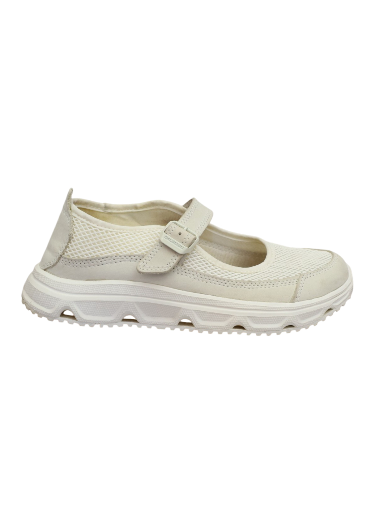 SALOMON 'RX Mary-Jeanne' White Leather/Mesh Sneakers