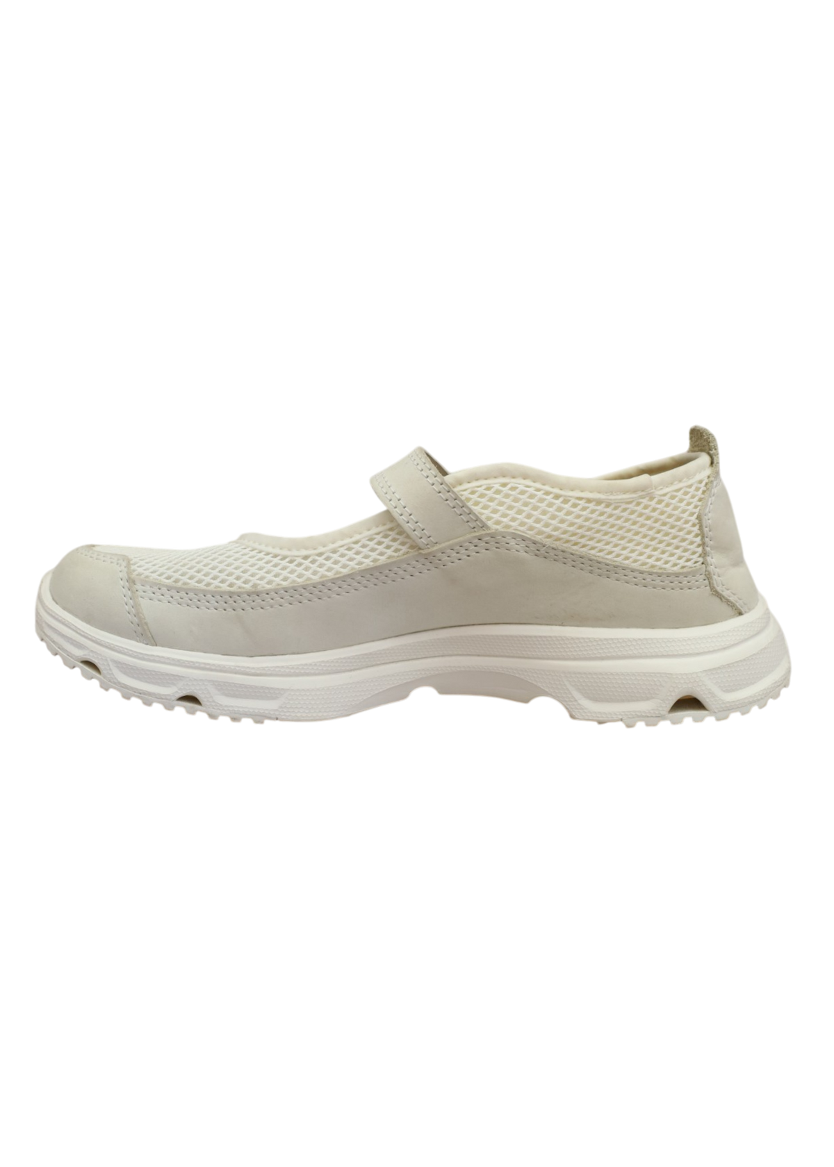 SALOMON 'RX Mary-Jeanne' White Leather/Mesh Sneakers