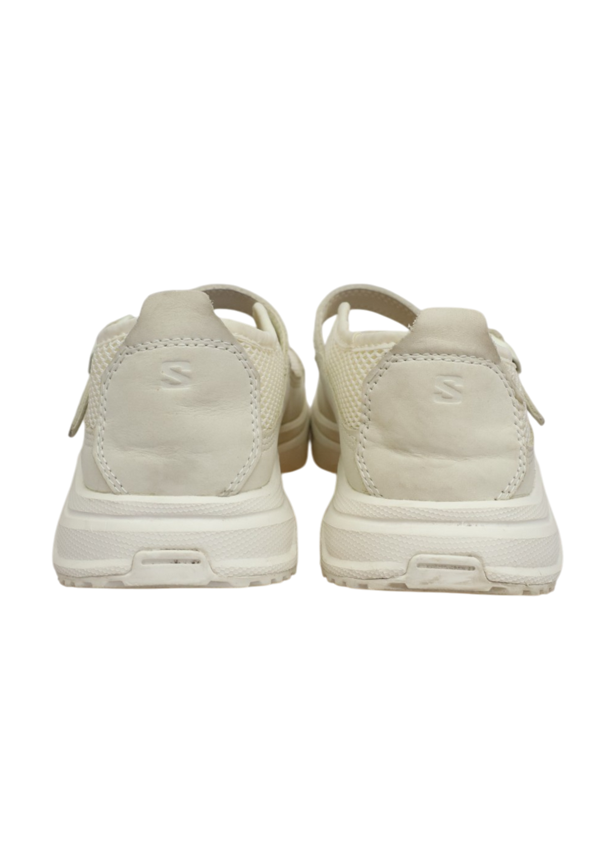 SALOMON 'RX Mary-Jeanne' White Leather/Mesh Sneakers