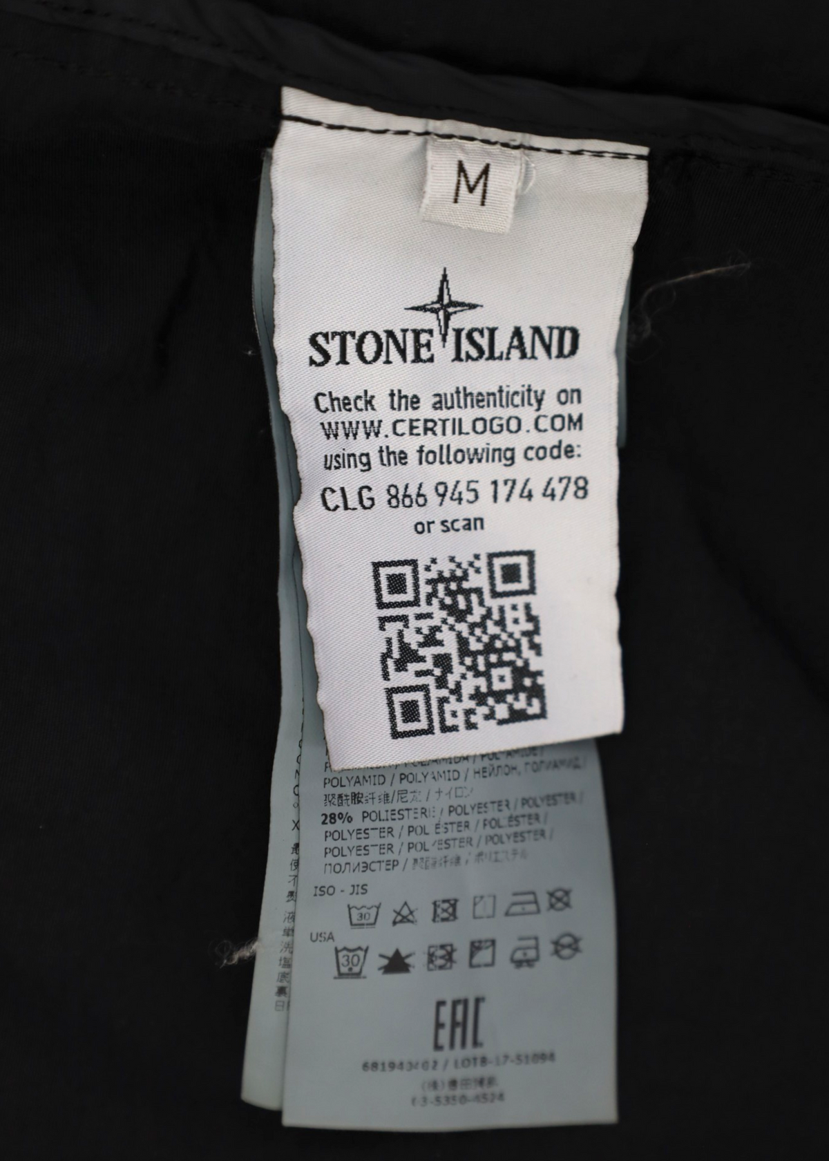 STONE ISLAND Black/Khaki 'Shadow Project Naslan Bomber' Jacket