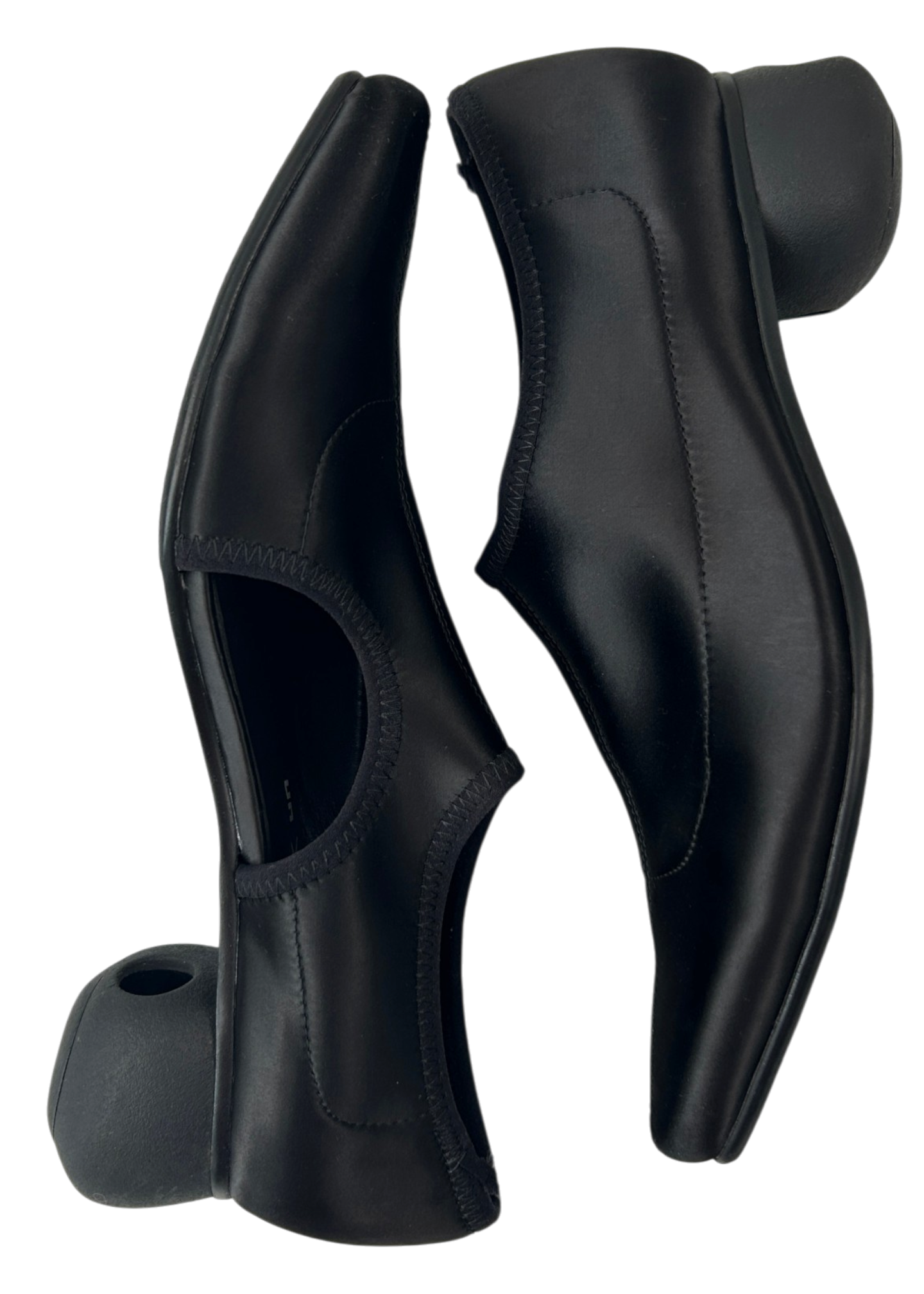 ISSEY MIYAKE x UNITED NUDE 'Carve' Neoprene Cutout Round Heel Shoes