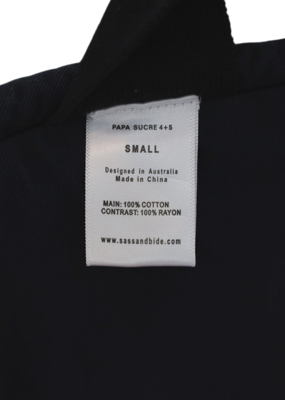 SASS & BIDE Navy Blue Napoleon Style Vest
