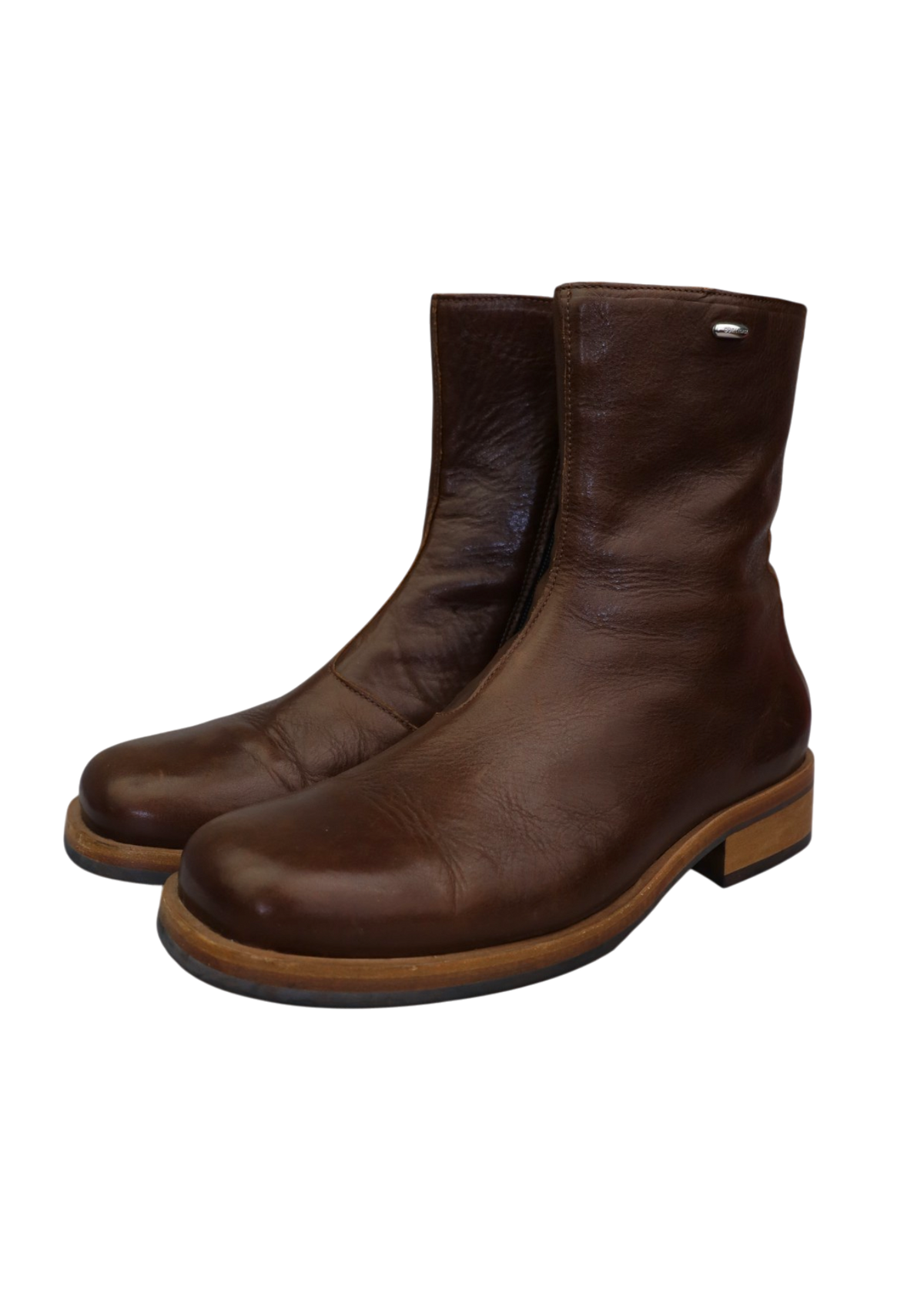 OUR LEGACY 'Camion' Brown Leather Ankle Boots