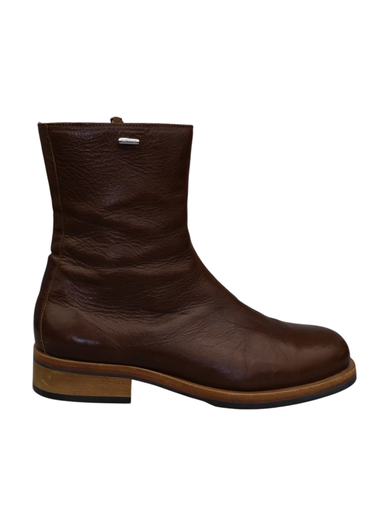 OUR LEGACY 'Camion' Brown Leather Ankle Boots