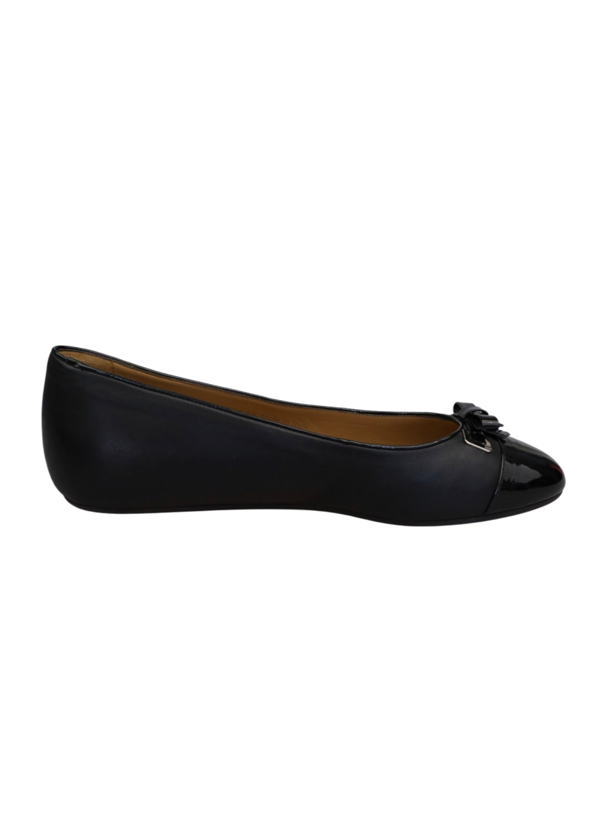BALLY 'Sofye' Black Patent Leather Ballet Flats