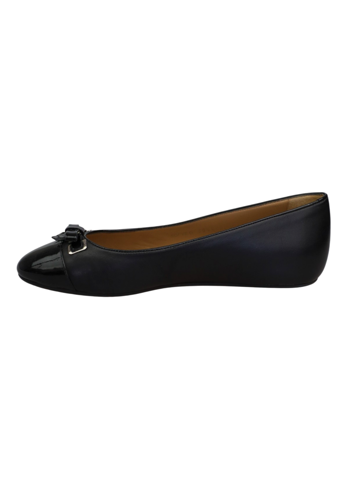 BALLY 'Sofye' Black Patent Leather Ballet Flats