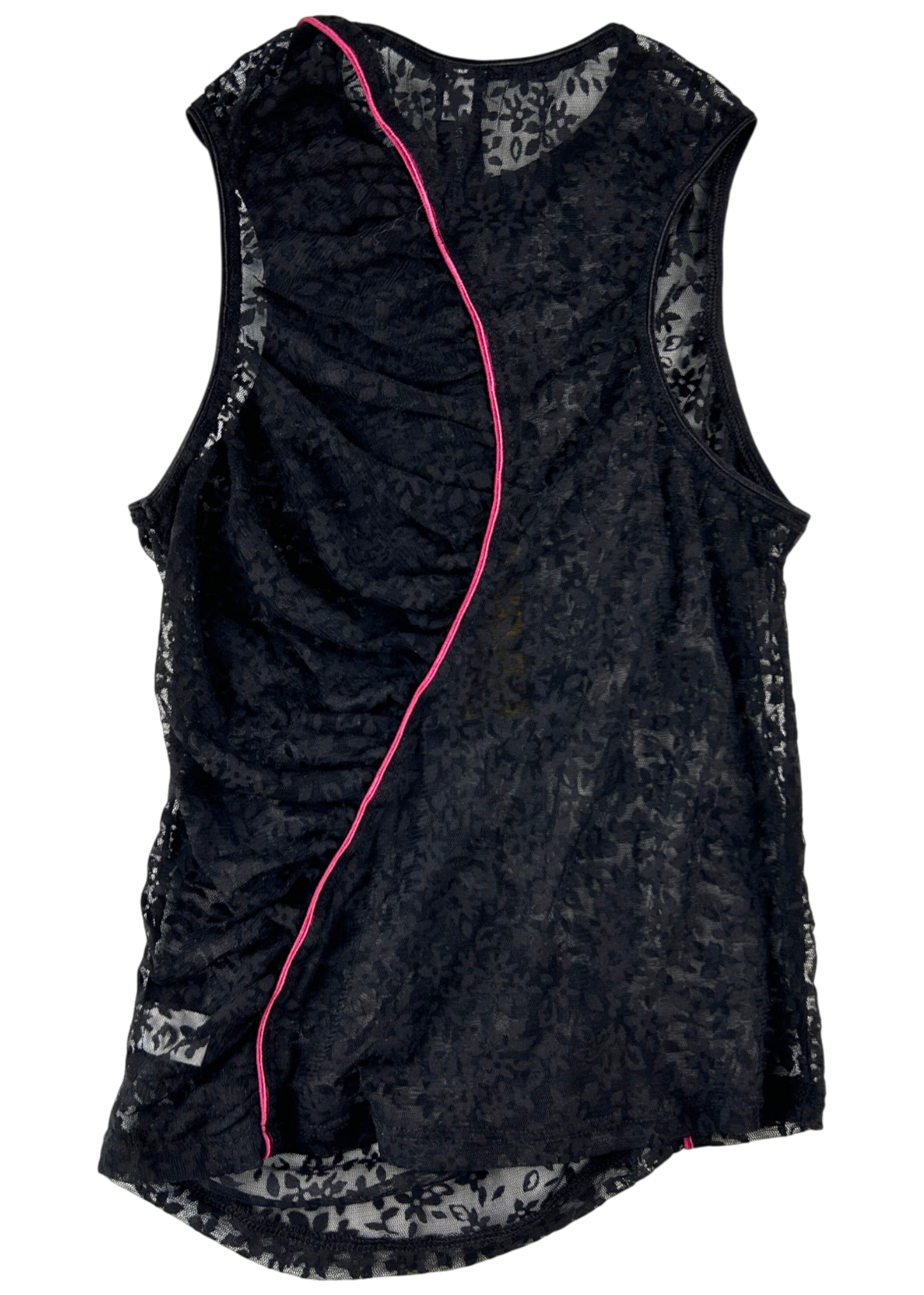 ERIK YVON (NWT) 'Frangipane' Piped Lace Tank