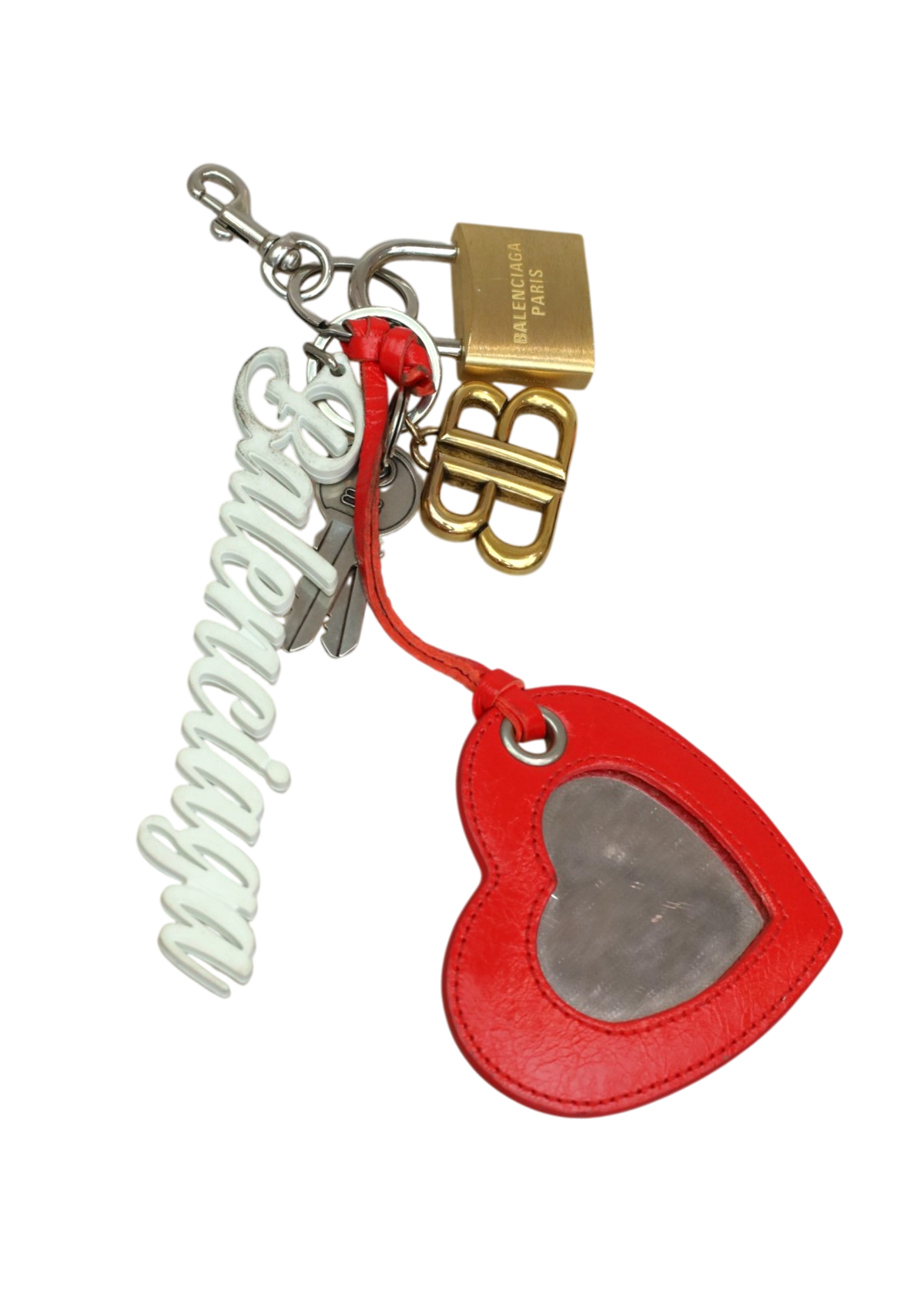 BALENCIAGA (AS IS) SS2024 Paloma Heart Keychain
