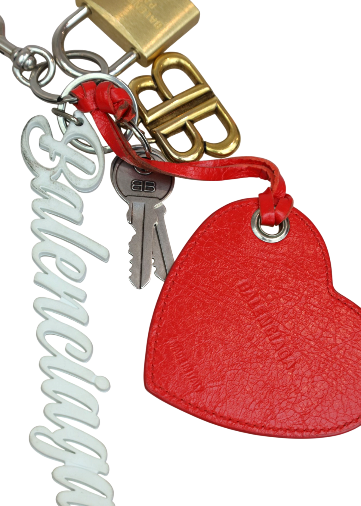 BALENCIAGA (AS IS) SS2024 Paloma Heart Keychain