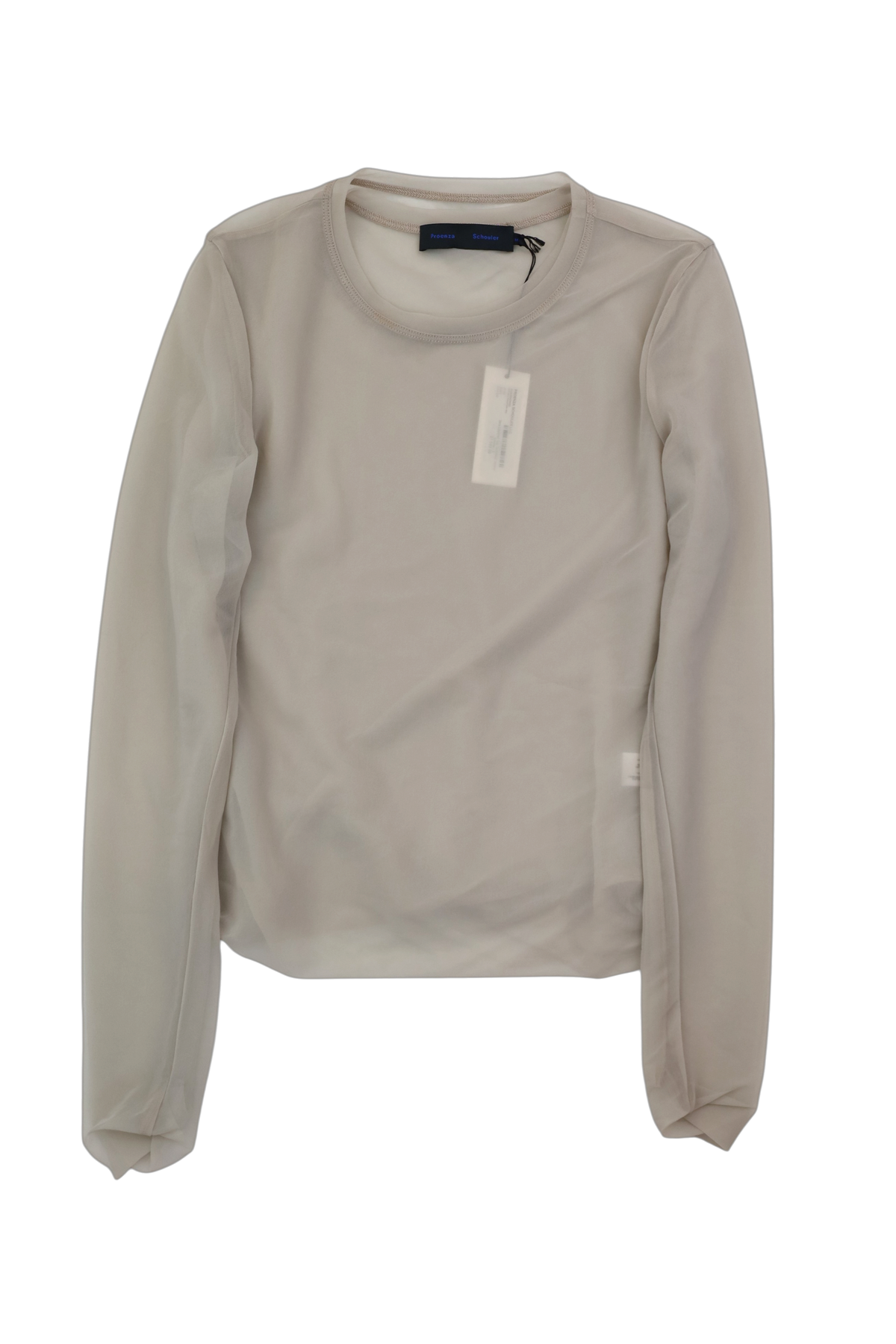 PROENZA SCHOULER (NWT) 'Dara' Taupe Mesh Layered Top