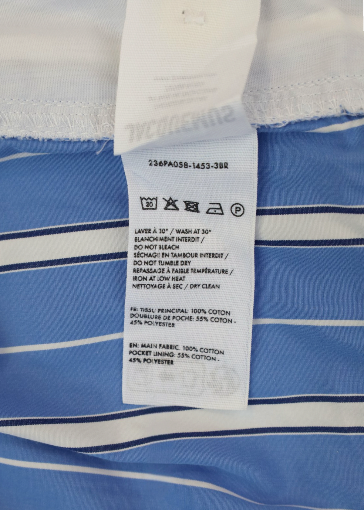 JACQUEMUS 'Le Short Trivela' Blue Stripe Cargo Shorts