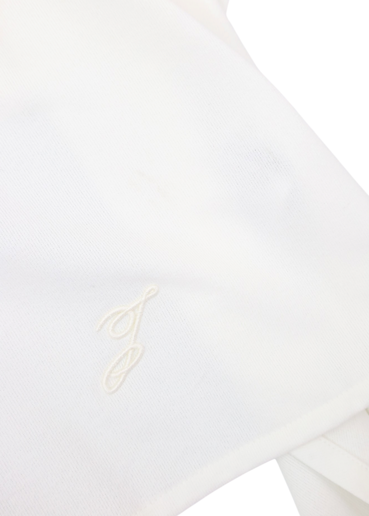 JACQUEMUS (NWT) 'Le T-Shirt Moisson' White Draped Tee