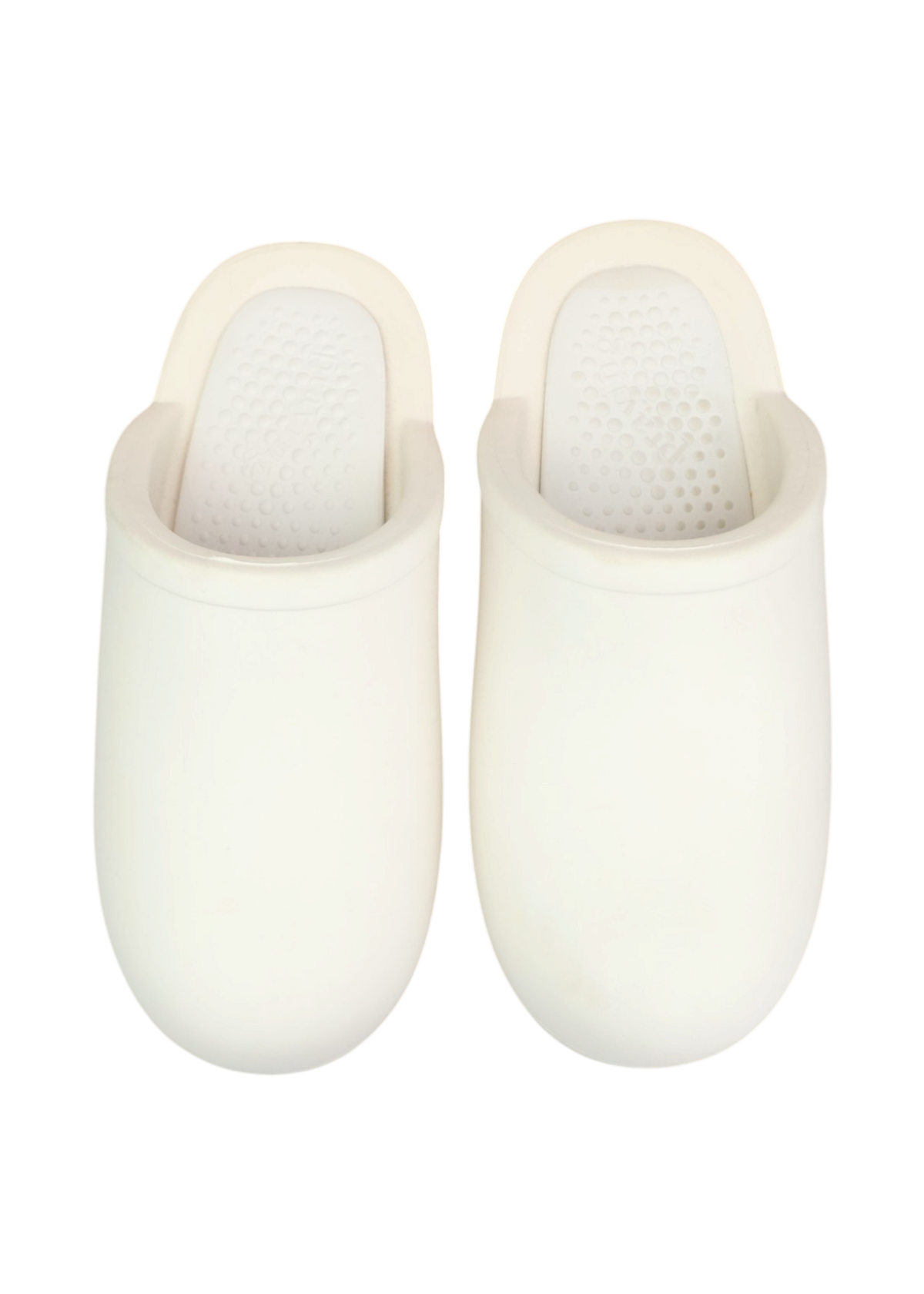 PRAYING White Platform Clog