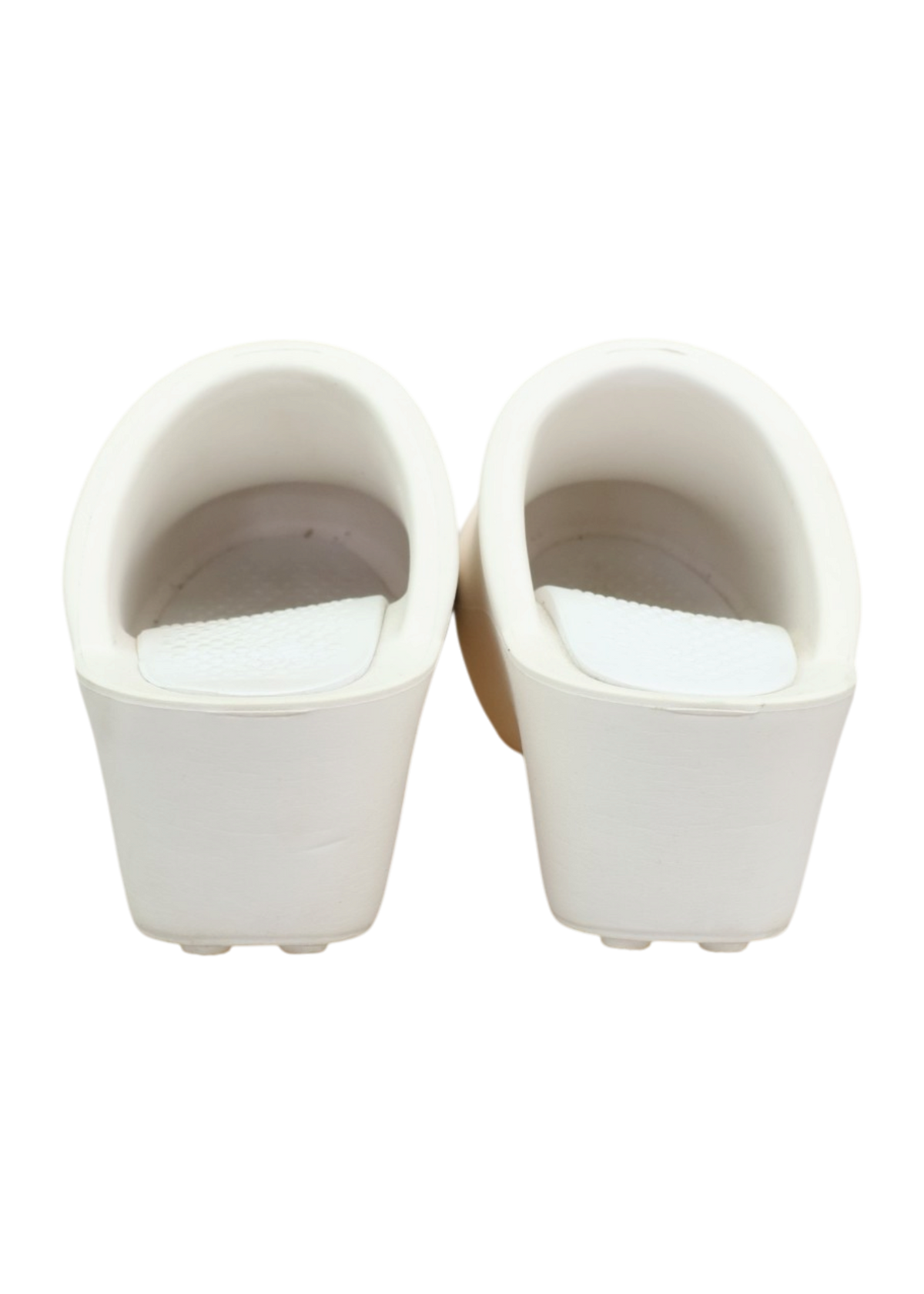 PRAYING White Platform Clog