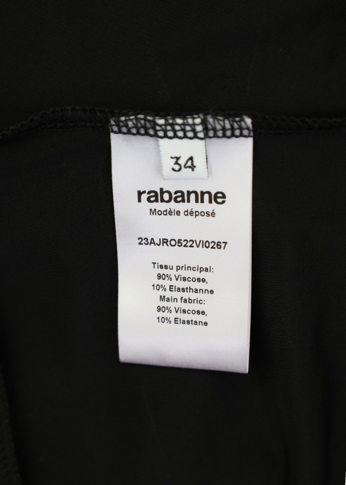 RABANNE Black Ruched Side Button Sleeveless Maxi Dress