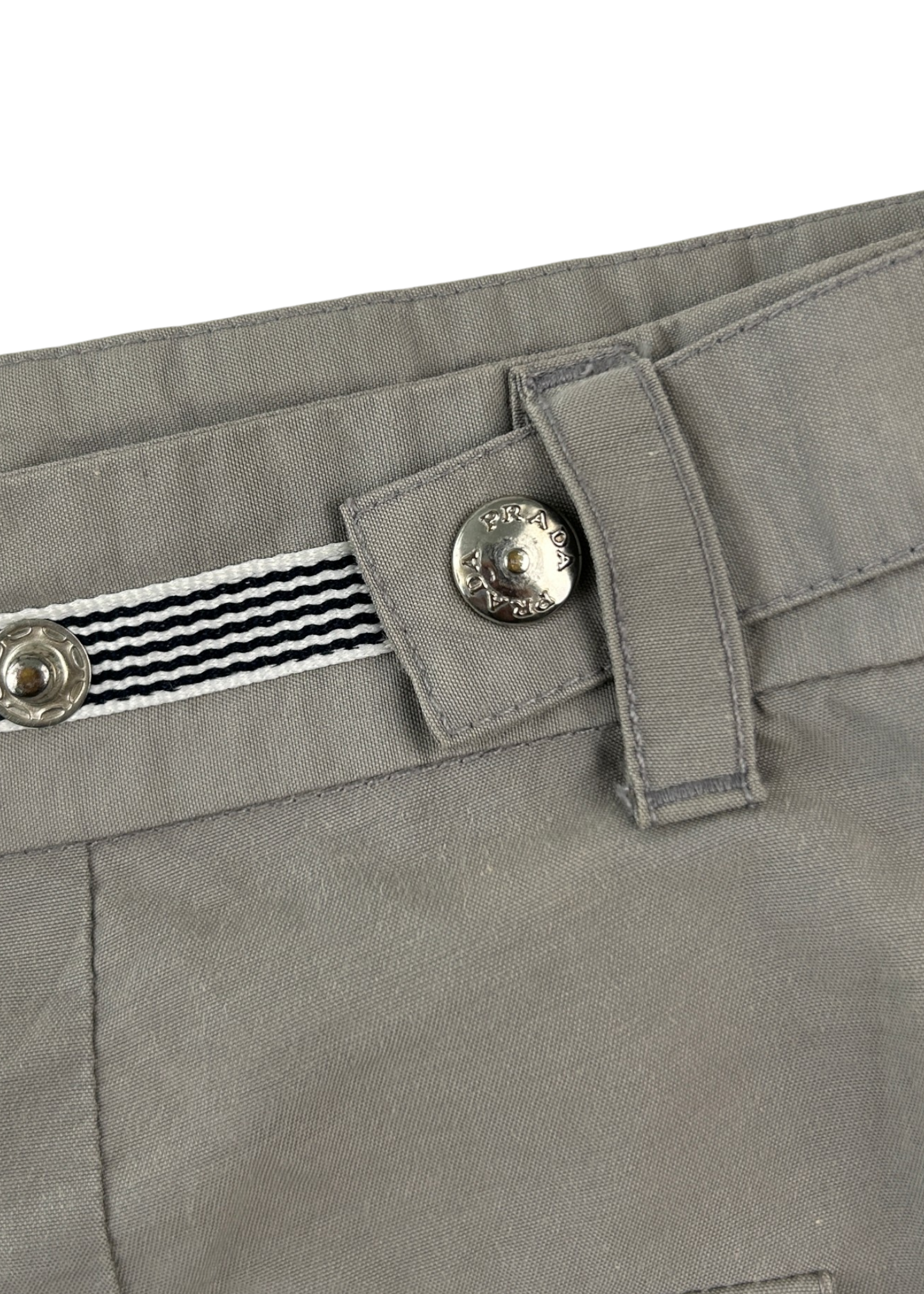 PRADA (AS IS) Taupe Adjustable Mini Short