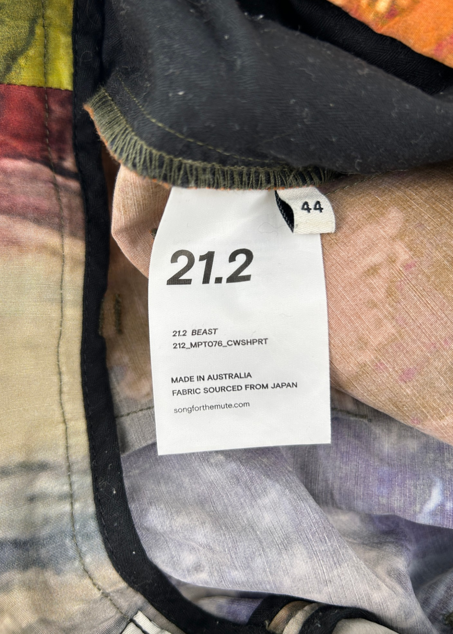 SONG FOR THE MUTE (AS IS) 21.2 Digi Print Pants