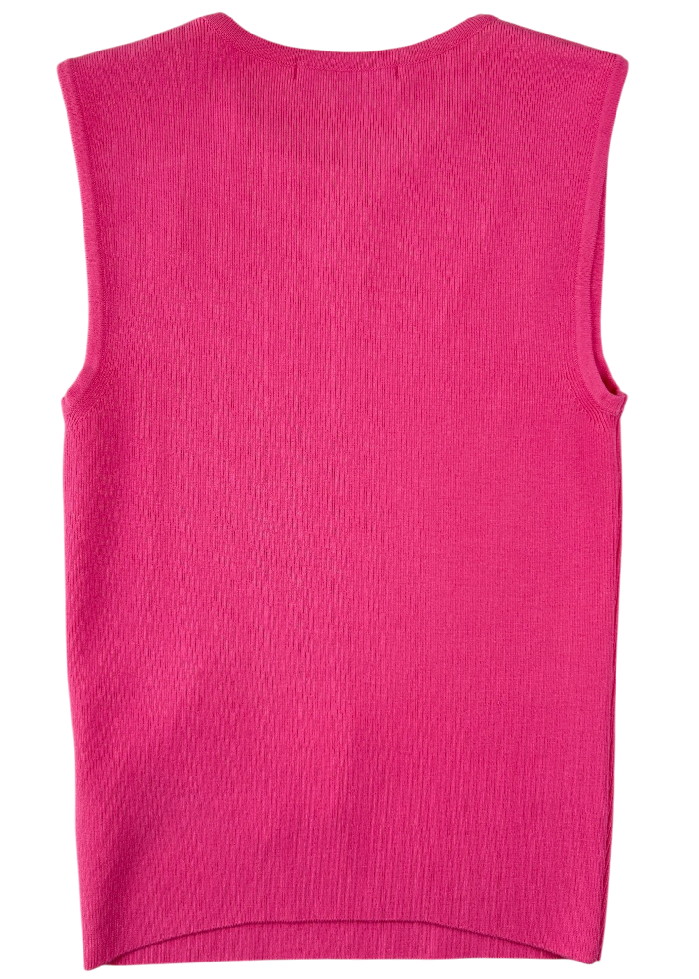MARINE SERRE (BNWT) Pink 'Core Knit Pullover' Tank