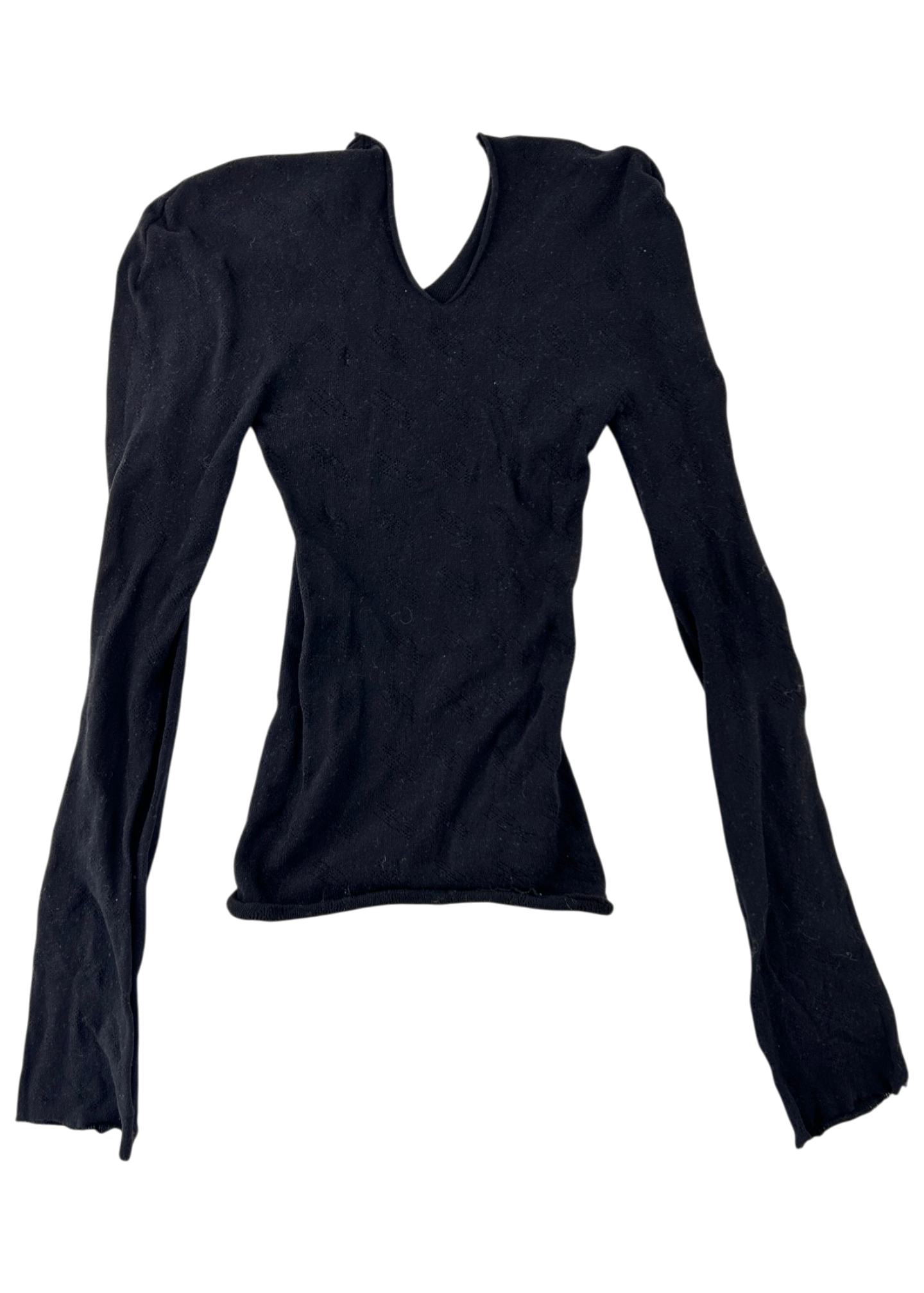 R&M Leather 'Lust' Stretch Mesh Top