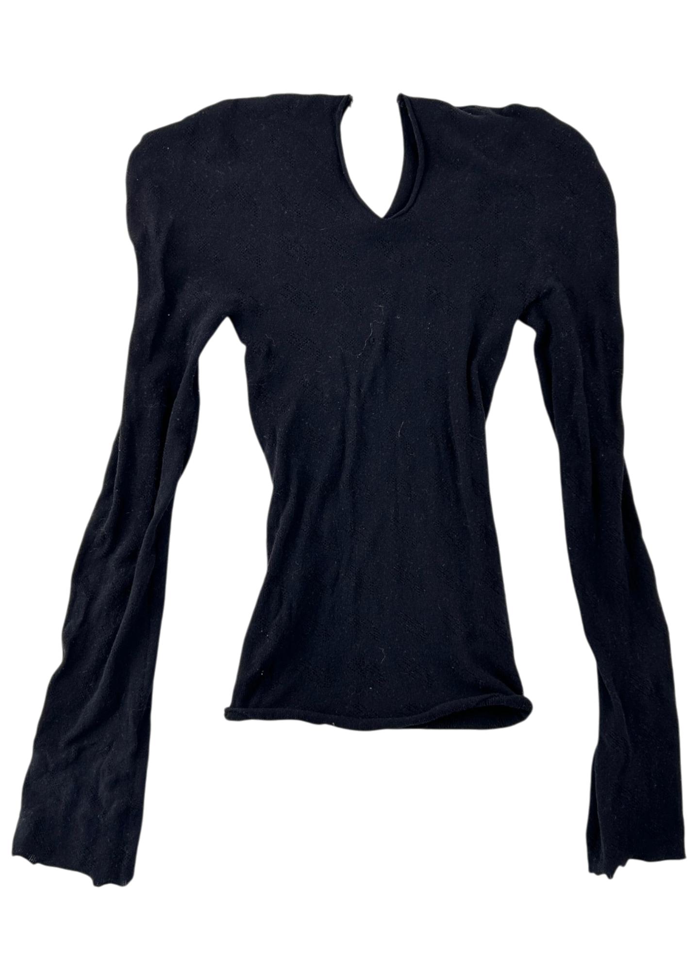 R&M Leather 'Lust' Stretch Mesh Top