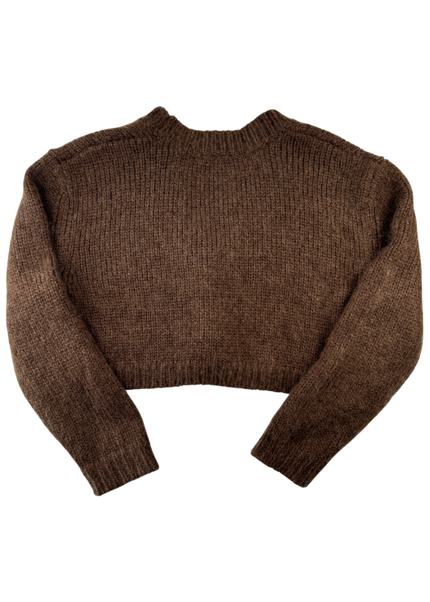 PARIS GEORGIA Mohair/Wool Crop Cardigan