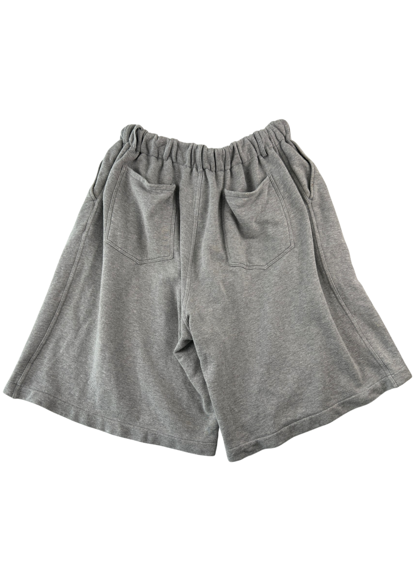 SILLAGE (AS IS) 'Loop Wheel Circular' Cotton Wide Leg Shorts