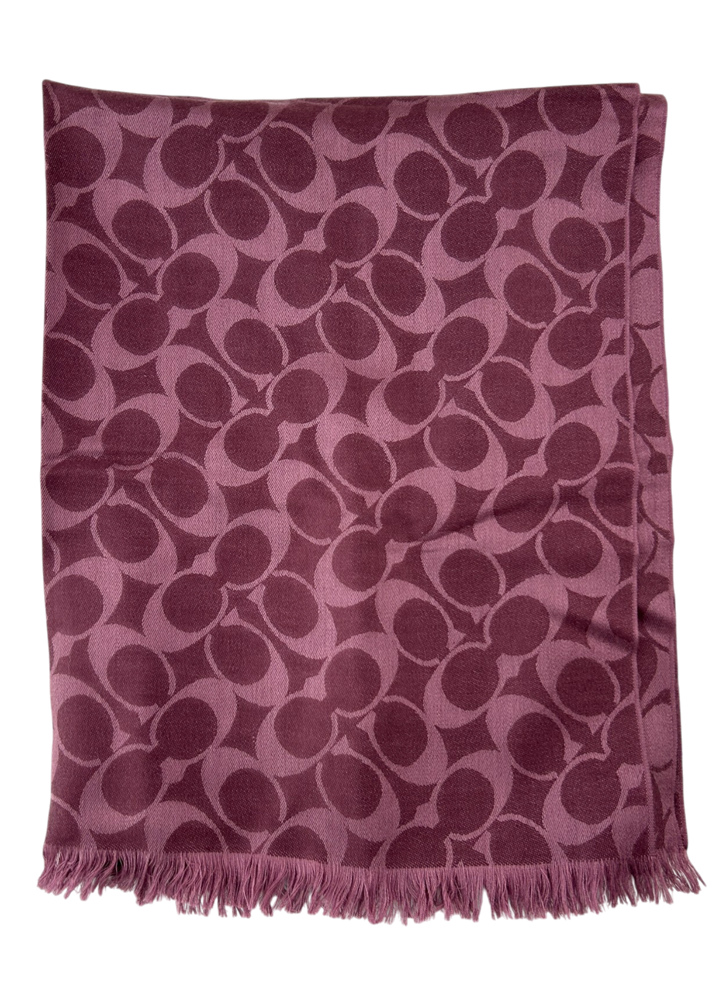 COACH 'Signature Stole' Wool/Silk Blend Scarf