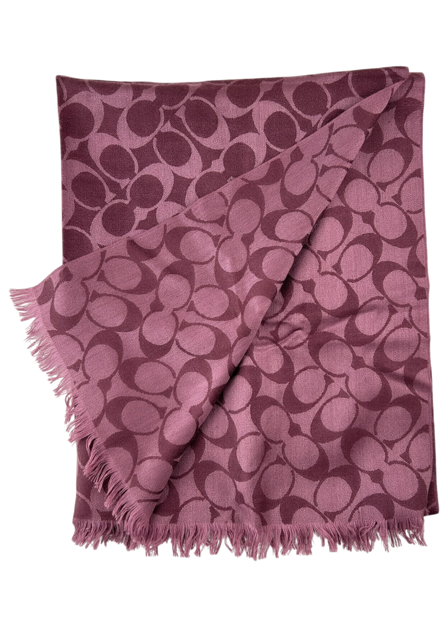COACH 'Signature Stole' Wool/Silk Blend Scarf