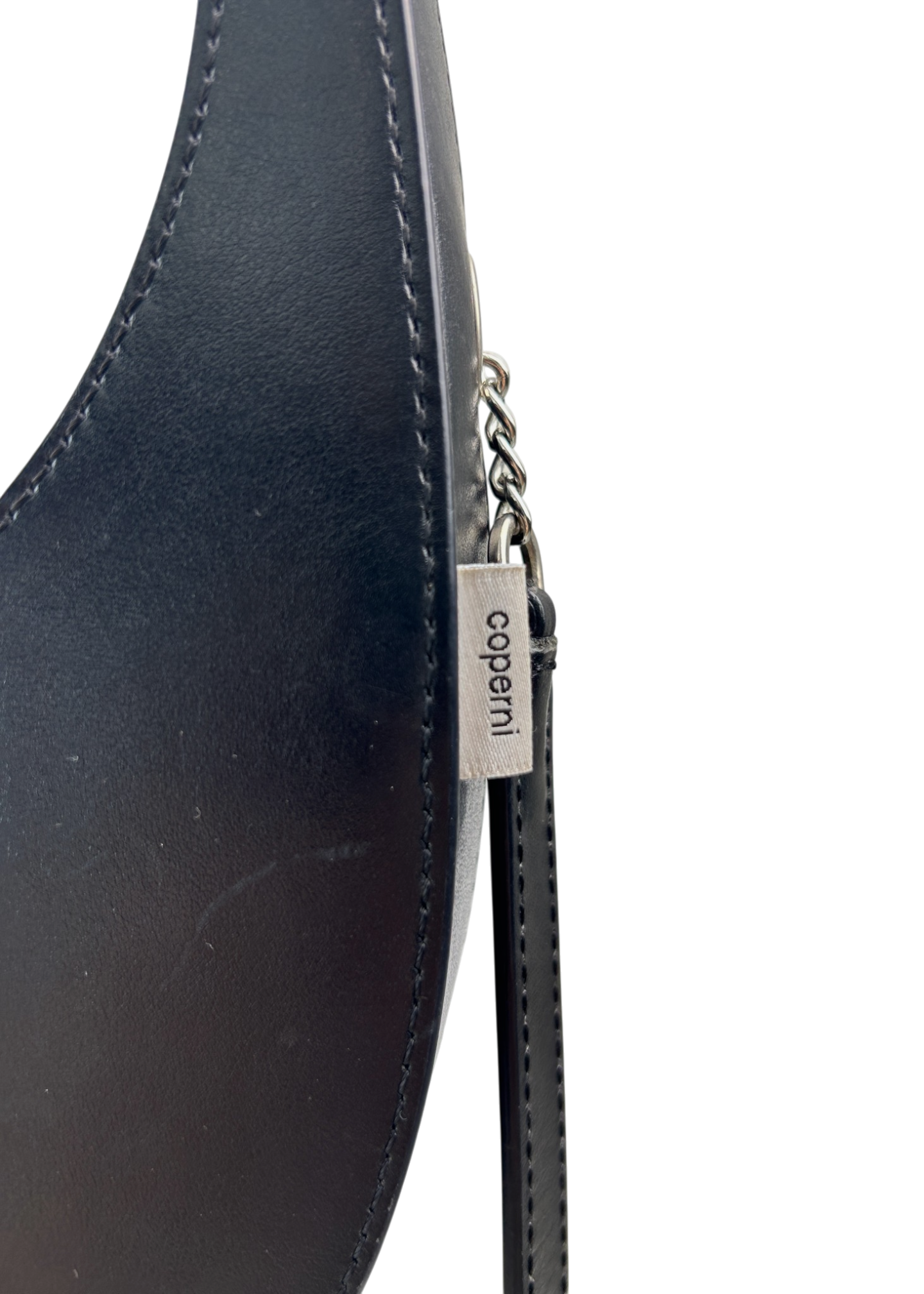 COPERNI 'Mini Swipe Tote' Leather Oval Shoulder Bag
