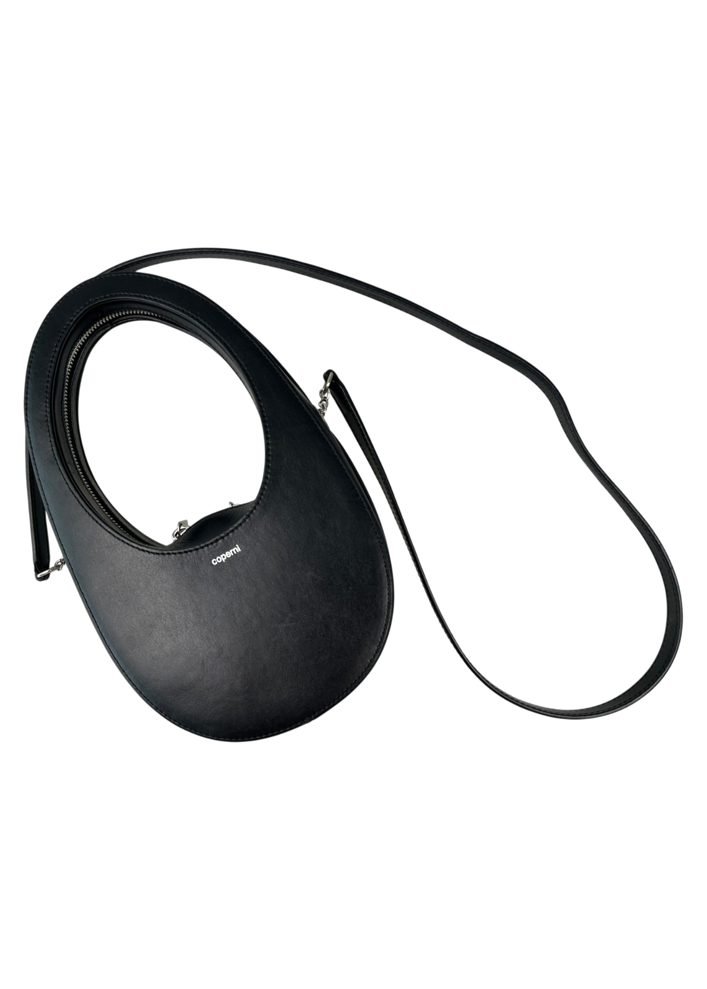 COPERNI 'Mini Swipe Tote' Leather Oval Shoulder Bag