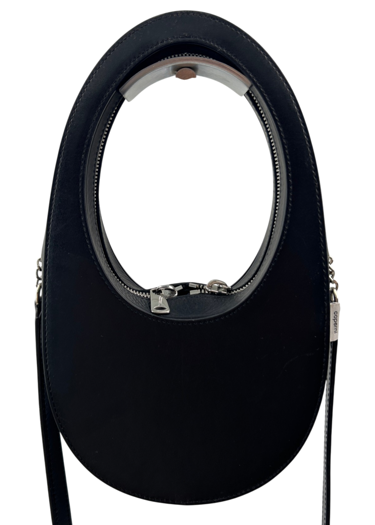 COPERNI 'Mini Swipe Tote' Leather Oval Shoulder Bag