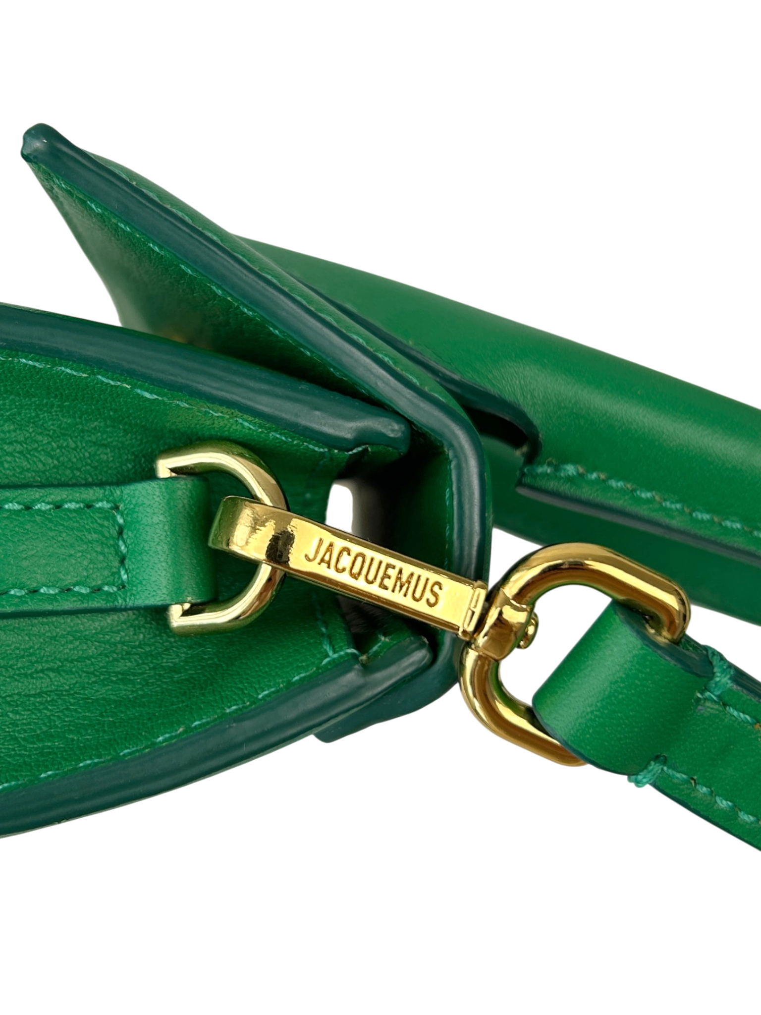 JACQUEMUS Green 'Le Chiquito' Crossbody Bag